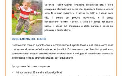 i 12 SENSI NELL’EDUCAZIONE DEI BAMBINI E DELLE BAMBINE 0-6
