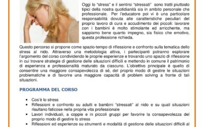 CHE STRESS! GESTIRE LO STRESS PER LAVORARE MEGLIO ALLA SCUOLA DELL’INFANZIA E AL NIDO
